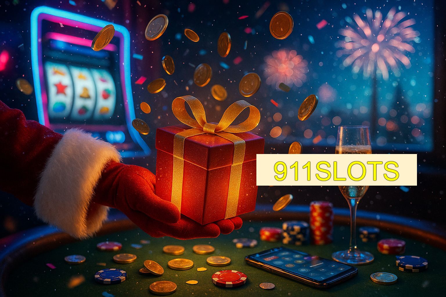 Promoções de Ano Novo no 911SLOTS